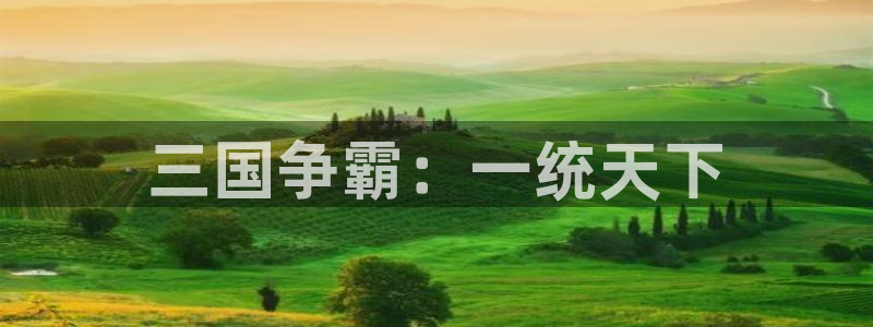 豪门国际app：三国争霸：一统天下