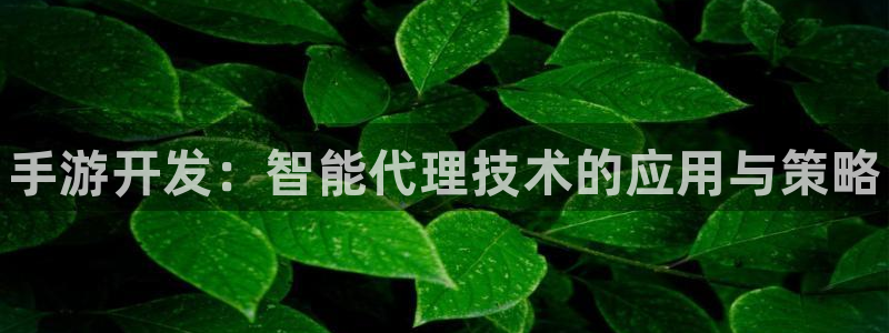 大神2966528：手游开发：智能代理技术的应用与策略